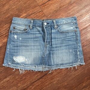 Levi's Blue Mini Skirt Casual Night Out